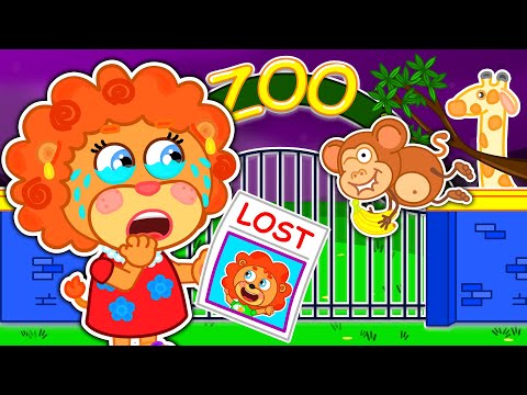 Rodzina Lwów | Co zrobić, gdy zgubisz się w parku! | Kreskówka dla dzieci | Bajki Po Polsku