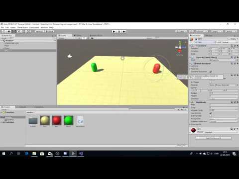 Unity Tutorial: Selecting units / NPC / Enemy. #1.0