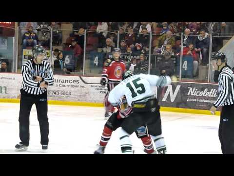 Francois Fortier vs Etienne Brodeur LNAH 10-04-2016