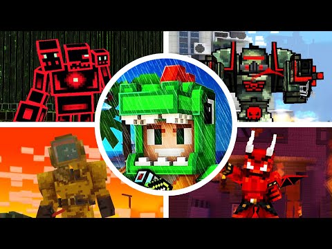 Pixel Gun 3D [2021] - All Bosses + Raids - YouTube