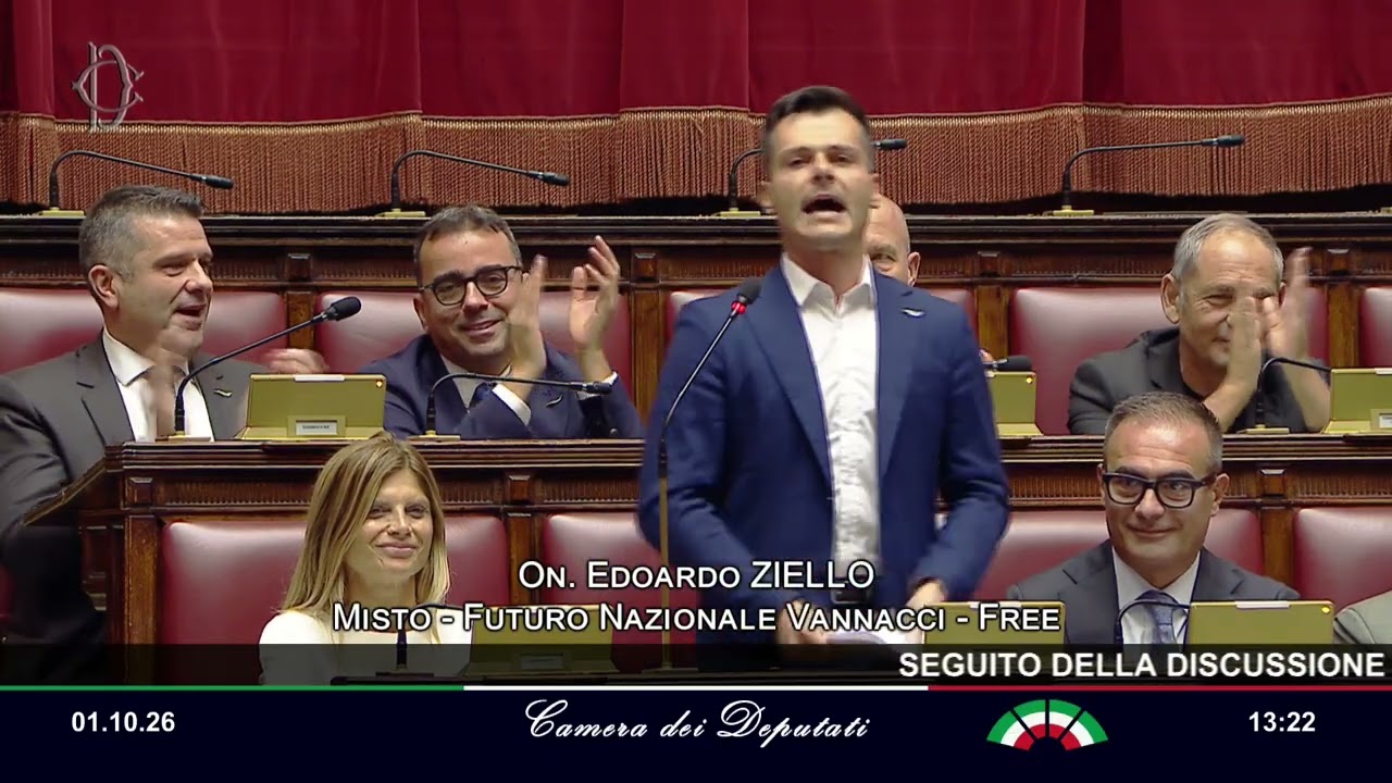 ZIELLO: «SIETE IN AULA SOLO PER LE POLTRONE: NON AVETE NESSUN INTERESSE PER GLI ITALIANI»