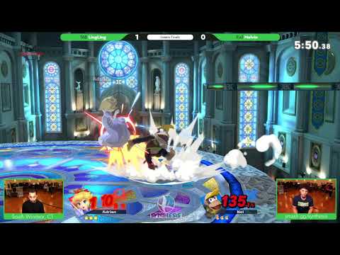 Super Smash Bros. Ultimate: 16B | LingLing (Peach) V Evil | Nelvin (Diddy) - Synthesis 52
