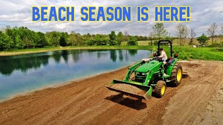 Getting Ready for Beach Season at the Pond!