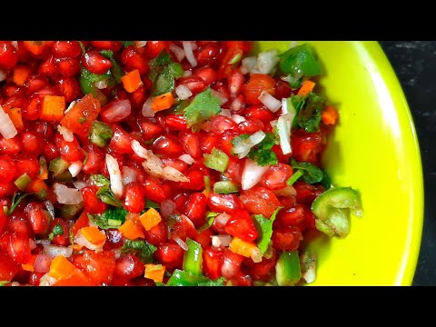 DELICIOUS & HEALTHY Turkish pomegranate salad | Pomegranate salad recipe | Best weight loss recipe