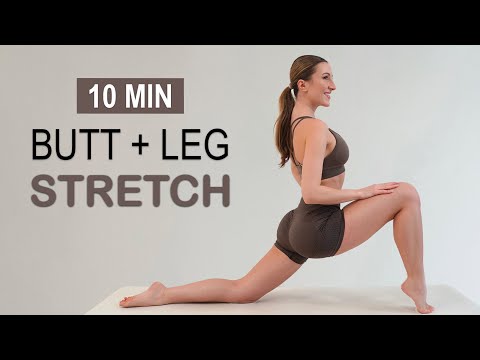 10 MIN BUTT + LEG STRETCH | After Every Lower Body Workout, For Flexibility & Recovery, No Equipment