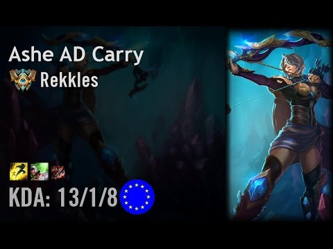 Ashe AD Carry vs Sivir - Rekkles - EUW Challenger Patch 6.14
