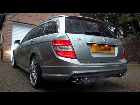 Mercedes-Benz C63 (W204) Cold Start & Exterior Driving | Secondary Decat vs Stock Exhaust
