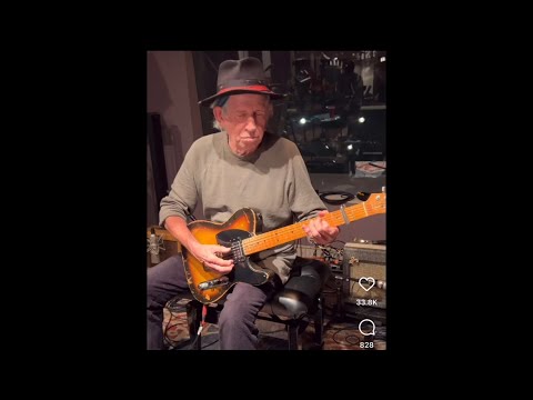 Keith Richards Rehearses in May 2023
