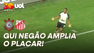 CORINTHIANS FAZ O SEGUNDO! DIEGUINHO CRUZA E GUI NEGÃO SURGE NA ÁREA PARA AMPLIAR CONTRA CAPIVARIANO