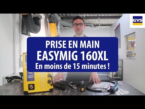 GYS - Prise en main de l'EASYMIG 160 XL en moins de 15 minutes (EN/DE subtitles)