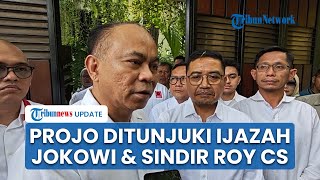 Jokowi Perlihatkan Ijazah Asli UGM ke Relawan, Projo Beri Sindiran Pedas ke Roy Suryo Cs