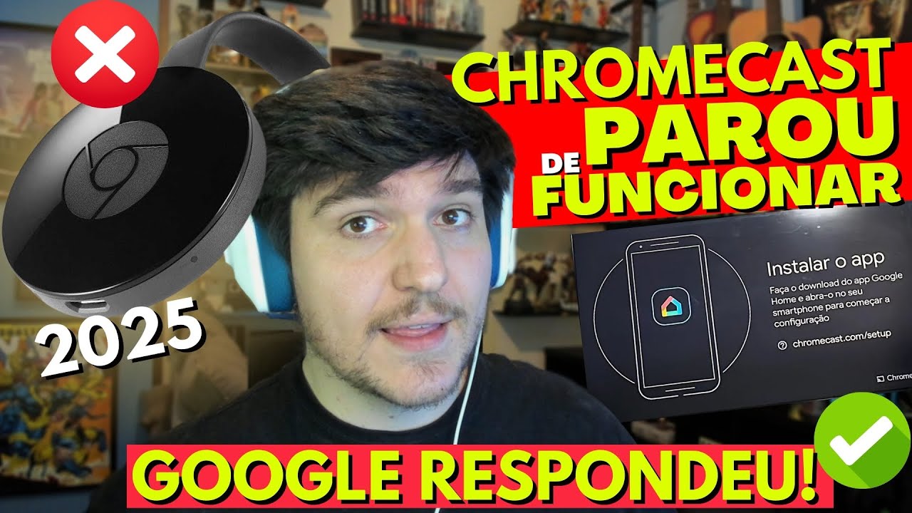 [ATUALIZADO] PROBLEMA no Chromecast parou de funcionar Google EMITIU COMUNICADO SOLUÇÃO TEMPORÁRIA