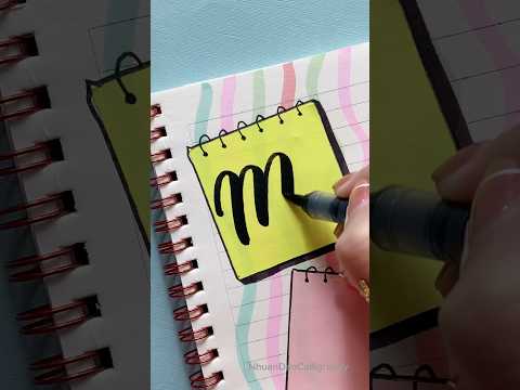 Easy Book Cover Design | Math #shorts #nhuandaocalligraphy #diy #bookcover #satisfying