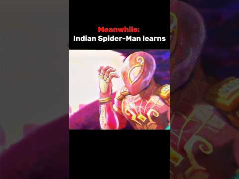 pavitr prabhakar learned hand sign from krishna #krishna #spiderman