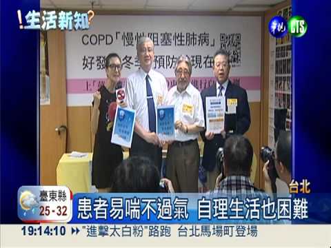慢性阻塞性肺病 孫越受菸害折磨