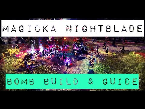 ESO Bomb Blade Build | Magicka Nightblade Bomber Guide | Greymoor