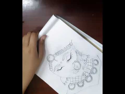 Traditional Indian Bride Sketch | Made by Kavisha
