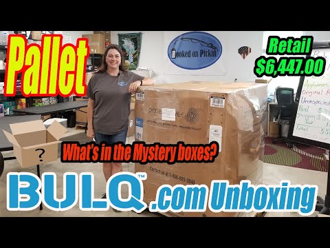 Bulq.com Pallet Unboxing - Uninspected Returns - Retail $6,447.00 - 75 Items -  Online Reselling
