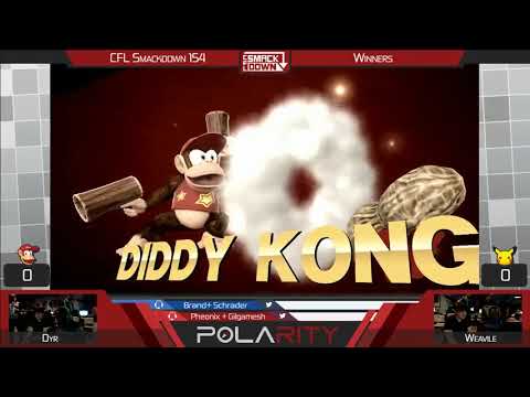 CFL Smackdown 154 WiiU - Dyr (Diddy Kong) vs Weavile (Pikachu) - Winners