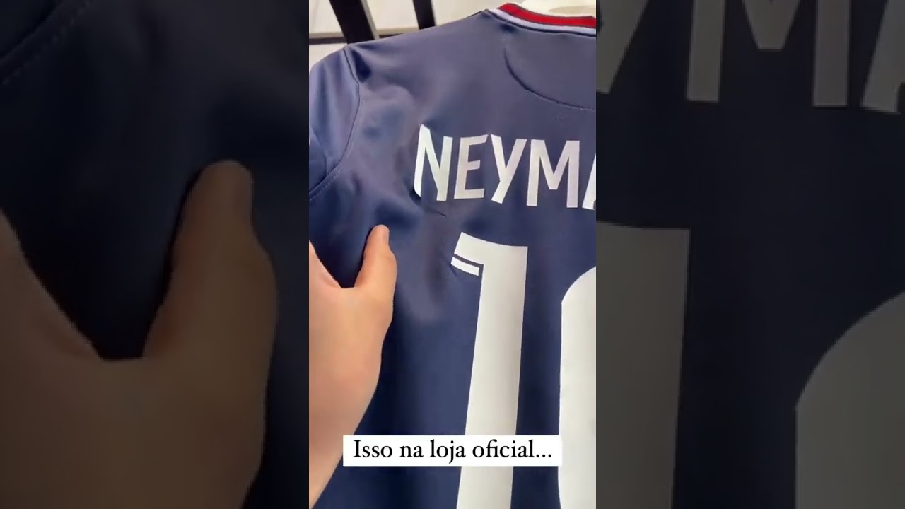 CAMISA FALSA NA LOJA OFICIAL DO PSG EM PARIS!!! #shorts