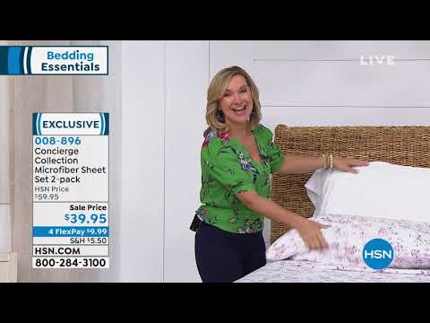 HSN | Bedding Essentials featuring Concierge Collection 05.29.2019 - 11 AM