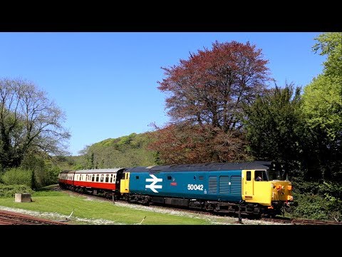 Class 50042 at Bodmin Parway