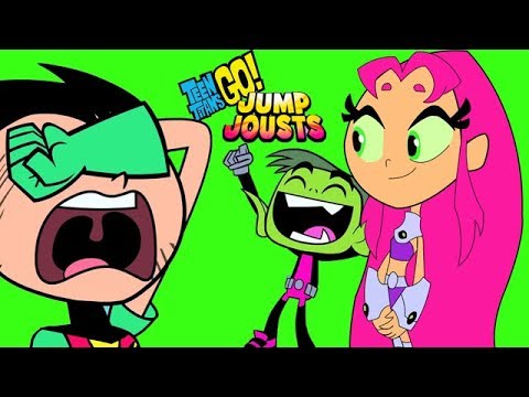 Teen Titans Go! - Jump Jousts - Starfire and Beast Lives Happily Ever After [Cartoon Network] Video