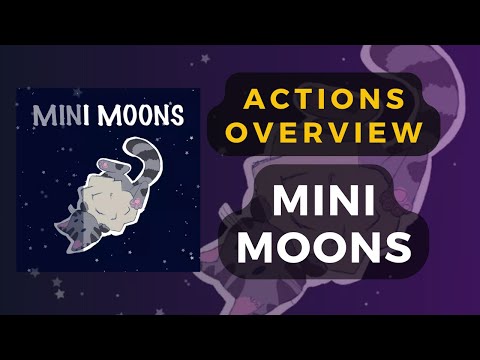 Mini Moons Board Game - Actions Overview | DaniCha