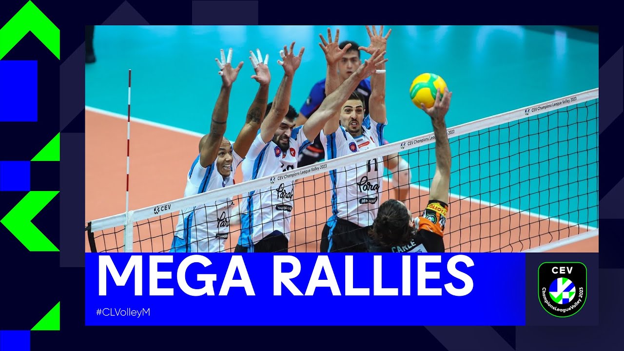 Top 10 Mega Rallies of the Round 2 in the CEV Champions League Volley Men