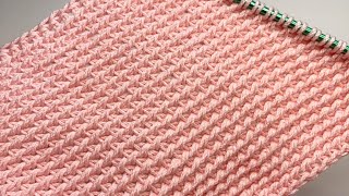 🧶 Tunisian Baby Blanket Pattern| Half Double Crochet| Beginner Pattern