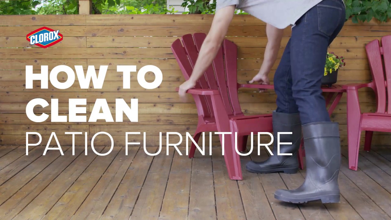 Clorox® How-To: Clean Patio Furniture with Clorox® Outdoor Bleach