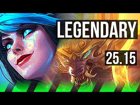 EVELYNN vs WARWICK (JGL) | Legendary | KR Master | 25.15