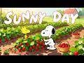 Snoopy S Sunny Day ️ Soft Jazz For A Bright Mood Positive Energy At Snoopy Station
