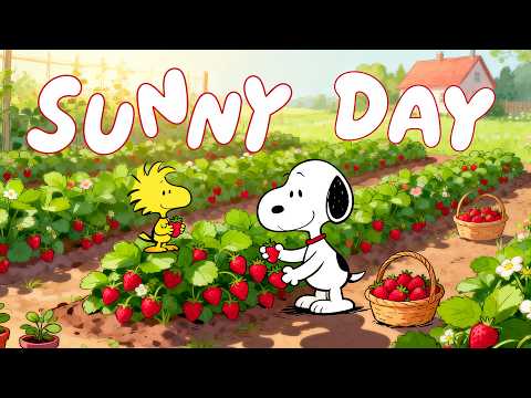 Snoopy’s Sunny Day 🌼☀️ Soft Jazz for a Bright Mood & Positive Energy at Snoopy Station