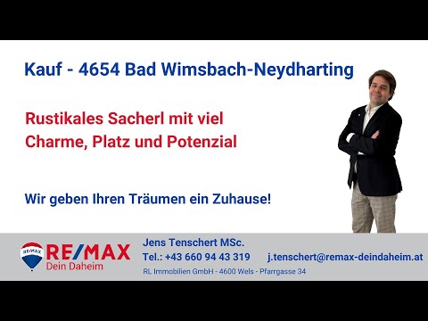 KAUF – 4654 Bad Wimsbach-Neydharting // Rustikales Sacherl mit viel Charme, Platz und Potenzial