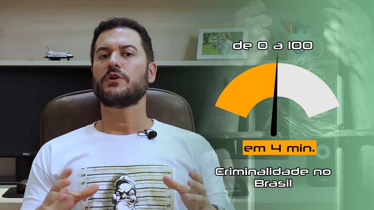 De 0 a 100 em 4 minutos - Criminalidade no Brasil - Prof. Dickson Cosseti