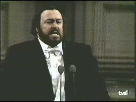 Luciano Pavarotti - Pesaro - 1986 -  O fede negar potessi - quando le sere LUISA MILLER