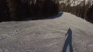 preview picture of video 'Skiing Brighton, Utah Jan. 19, 2014'