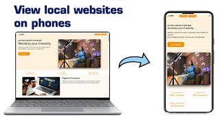 How to view local websites on mobile devices   | How to test your local websites on mobile phones