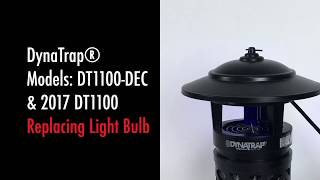 DynaTrap Model  DT1100   2016 and Older   Replacing the Light Bulb