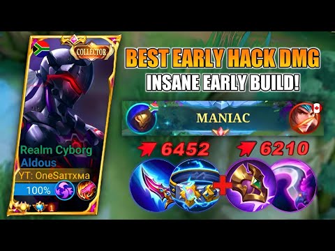 ALDOUS BEST EARLY BUILD HACK DAMAGE🔥 | ALDOUS BEST BUILD 2022