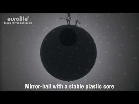 EUROLITE Spiegelkugel 15cm schwarz