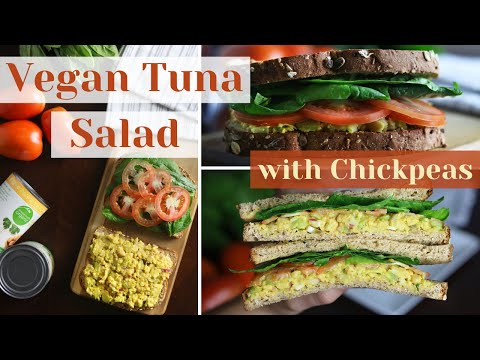 Vegan Tuna Salad | Smashed Chickpea Salad Sandwich Recipe | Healthy & Whole Food Plant Based