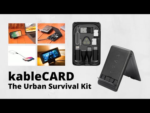 KableCARD | The BEST Multi-functional Cable Essentials For Your Phone - Kickstarter