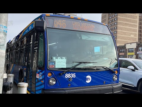 2022 Novabus LFS “Conehead” #8835 Q46 to Lake Success departing Kew Gardens