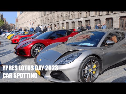 Ypres Lotus Day 2023 Car Spotting