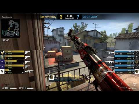 CSGO POV DBL Poney.NBK destroys Vitality on inferno - 22 kills