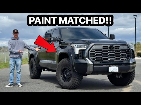THE TUNDRA GETS WIDE!! Rough Country Fender Flares
