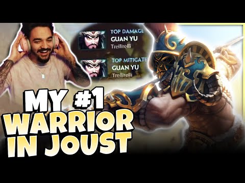 MY #1 WARRIOR IN RANKED JOUST! - Grandmasters Ranked Joust - Smite