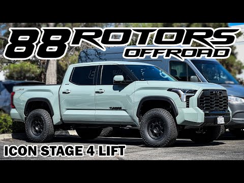 ICON STAGE 4 SUSPENSION LIFT ON 2023 TOYOTA TUNDRA TRD OFFROAD